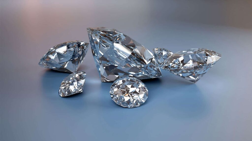 About one‑third of diamonds display fluorescence, a soft glow under ultraviolet light, graded on reports as None, Faint, Medium, Strong, or Very Strong.