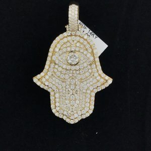 Harry Glinberg Jewelers - Diamond Hamsa Hand