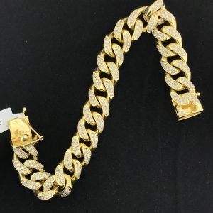 Harry Glinberg Jewelers - Cuban Link Diamond Bracelet