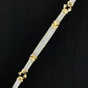 Harry Glinberg Jewelers - Yellow Gold Diamond Bracelet