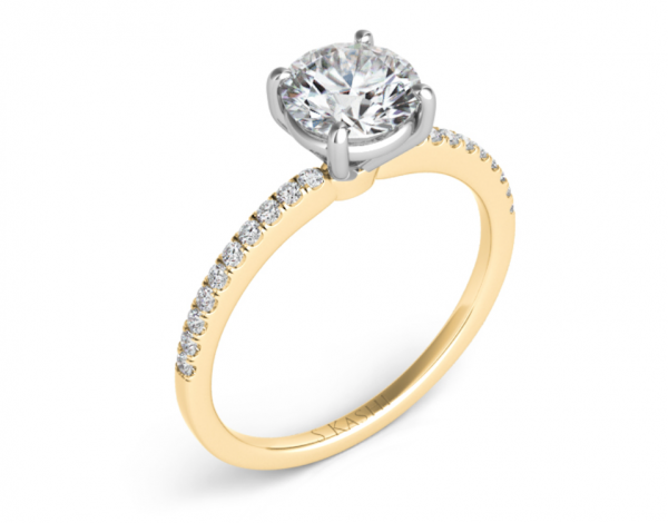 Harry Glinberg Jewelers - YELLOW GOLD ENGAGEMENT RING