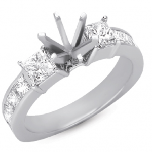 Harry Glinberg Jewelers - WHITE GOLD ENGAGEMENT RING