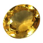 Citrine’s shading originates from hints of iron.