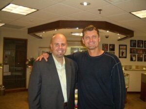 Harry and Trevor Hoffman